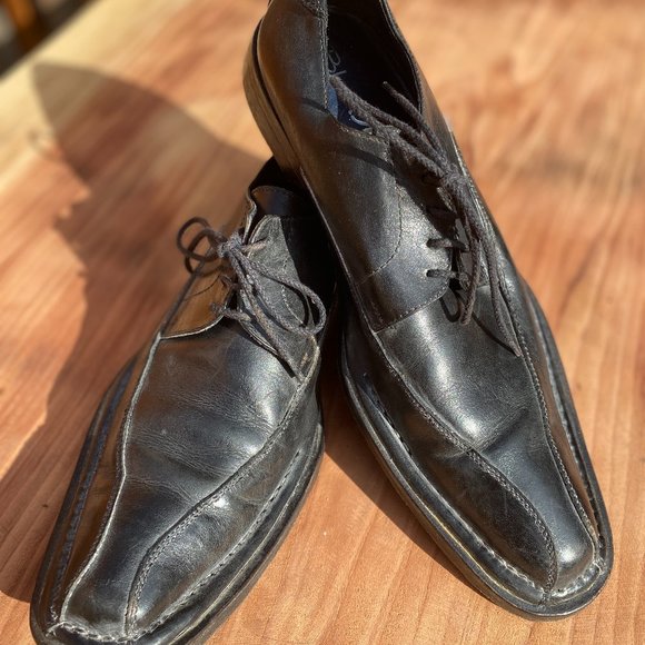 Men\'s black dress shoes main image 6